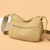Bolsa de lona simple casual de gran capacidad al por mayor para mujer, nueva bolsa tote para ir al trabajo, bolso de hombro y cruzado para mamá de mediana edad