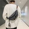 Bolso Cruzado Estilo Coreano Estilo Hong Kong para Estudiante Masculino, Bolso de Hombro, Bolso de Pecho, Riñonera Deportiva, Mochila Juvenil Casual Ligera a Cuadros para Mujer