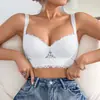 Comercio Exterior Transfronterizo Amazon Popular Europeo y Americano Encaje Talla Grande Sujetador con Aros con Push-Up y Características Ajustables, Hermoso Diseño de Espalda