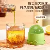 Molde Grande para Bolas de Hielo de Grado Alimenticio Herramienta para Hacer Hielo para Whisky, Esfera de Cubo de Hielo para Uso Doméstico, Charola Redonda Grande de Silicona para Hielo