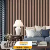 Papel pintado autoadhesivo de rejilla minimalista retro nórdico, pegatinas de pared ecológicas a prueba de humedad para decoración de renovación de paredes del hogar