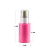 Envase de Aceite Esencial Pet50ml con Gotero Recto, Tapón Interior, Película de Aluminio, Botella para Agua Desmaquillante, Botella para Agua Esencial y Loción
