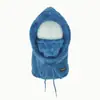 Gorro Integrado con Bufanda-Mascarilla Transfronteriza para Mujer, Gorro de Algodón Grueso con Forro Polar para Invierno, Protección para Orejas, Cortavientos, Gorro Cálido para Ciclismo