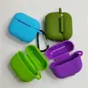Adecuado para auriculares inalámbricos Bluetooth Apple Airpods de 3.ª generación, funda de silicona, bolsa de almacenamiento anticaídas, gruesa.