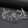 Tiara Simples de Diamante de Proteína ~ Acessórios de Cabelo de Noiva Adorno de Cabeça Estilização Fotográfica Adorno de Cabeça para Foto de Viagem Coroa Suave
