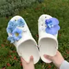 Acessórios Crocs, De Alta Qualidade, Populares, Belos Florais, Flores Coloridas, Fivelas de Sapato 2025, Flores para Sapato, Novos Produtos Transfronteiriços