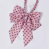 Corbata de Lazo Rosa Pluma Ángulo Plano Cuello de Estudiante Flor Camisa Uniforme Jk Estilo Japonés Estilo Preppy Corbata de Lazo Accesorios Femeninos