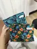 Venta al por mayor de productos en stock de comercio exterior: Bolsa de Cosméticos Hoja de Arce Estilo Bosque, Bolsa Portátil para Guardar Cuidado de la Piel, Bolso de Mano de Viaje, Bolsa de Lona