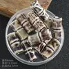 Jingdezhen Joyería Accesorios Horno Girado Cuentas Cerámicas Pulsera Accesorios Diversas Formas Cuentas de Porcelana Ropa Pulsera Material Cuentas Sueltas