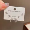 Conjunto de 3 peças de brincos da moda clássica versátil requintado japonês e coreano com um design minimalista e elegante