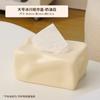 Caja de Pañuelos de Cerámica Glaciar Creativa para Hogar, Sala de Estar, Mesa de Centro, Escritorio, Caja de Papel de Lujo Ligero, Avanzada, de Nicho