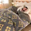 Colcha de algodón desmontable y lavable, adecuada para uso en primavera, otoño e invierno; colcha individual para dormitorio de estudiante, ropa de cama y relleno de colcha; uso todo el año