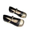 Zapatos Planos Mary Jane Redondos Retro Franceses Zapatos de Mujer Zapatos Transpirables Zapatos de Mujer