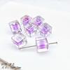 Cadena para teléfono móvil con forma de sándwich, cuadrada, de alta calidad, ligera, combinable con todo, con correa de joyería, colgante de corazón de caramelo de color acrílico, accesorios con cuentas