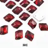 Vidro Poligonal Costurado à Mão com Strass, Strass Irregulares de Fundo Plano, Acessórios de Cristal para DIY, Vestido de Noiva, Sapatos, Chapéus, Bolsas, Acessórios de Vestuário
