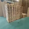 Pallet de Madera Mayorista Logística Montacargas Pallet de Madera Personalizado Almacenamiento Logística Transporte Pallet Pallet de Madera de Pino