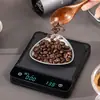 Balanza Electrónica Portátil para Café, Balanza Electrónica Totalmente Impermeable para Cocina y Alimentos Horneados, Mini Balanza para Café Preparado a Mano, Modelo Popular