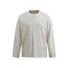 Sudadera retro trendy estilo japonés Rumeng, estilo "old money" simple, cuello redondo para hombre y mujer, corte holgado, camiseta básica casual de pareja para otoño