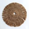 Decoração de Casa Penduricalhos de Palha para Parede, Decorações de Parede de Palha de Papel para Pousada, Penduricalhos de Parede de Fundo Vintage, Enfeites de Palha Pendurados Transfronteiriços