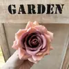 Flor Artificial Rosa com Pétalas Enroladas 12 Cores Cabeça de Flor Falsa Flores Artificiais de Alta Qualidade Decoração de Parede de Flores para Casamento Diâmetro 9cm Fabricante de Flores Artificiais