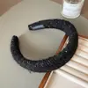 Diadema de Lana Tejida de Ala Ancha para Otoño e Invierno, Elegante Pinza para el Cabello de Felpa, Estilo Nuevo y Sencillo, Sensación de Alta Gama, Accesorio para el Cabello para Lavarse la Cara