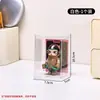 Caixa de exposição transparente à prova de poeira para guardar e exibir bonecas individuais, Pop Mart, figuras Lego e outros colecionáveis