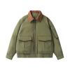 Ropa para Hombre North Boundary Marca de Moda Americana 2025 Invierno Nuevo Color Combinado Ropa de Trabajo Chaqueta de Plumas para Hombre 90 Chaqueta de Plumas de Pato Blanco