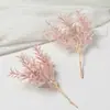 Ramas de Plantas Acuáticas Simuladas con Flocado, Plantas Acuáticas de Plástico con Flocado Individuales, Materiales Hechos a Mano para Bricolaje, Decoración de Cajas de Regalo, Decoración de Bodas
