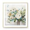Pintura en lienzo minimalista nórdica con paisaje de flores de colores, póster mural, arte de pared, pintura decorativa moderna