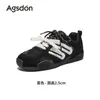 Zapatos Planos Aogushi Deng Estilo Alemán para Mujer 2026 Nuevo Otoño/Invierno Cómodos No Cansan Suela Suave Retro Casual Zapatos Deportivos