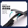 Pulsera de moda transfronteriza para hombre, pulsera de silicona de acero inoxidable con grabado para hombre, pulsera ligera de lujo de alta gama.