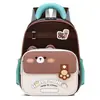 Mochila Infantil con Estampado de Oso Lindo Kindergarten Estilo Nuevo Mochila para Niños y Niñas Ligera Versátil Bolsa Escolar Transfronteriza