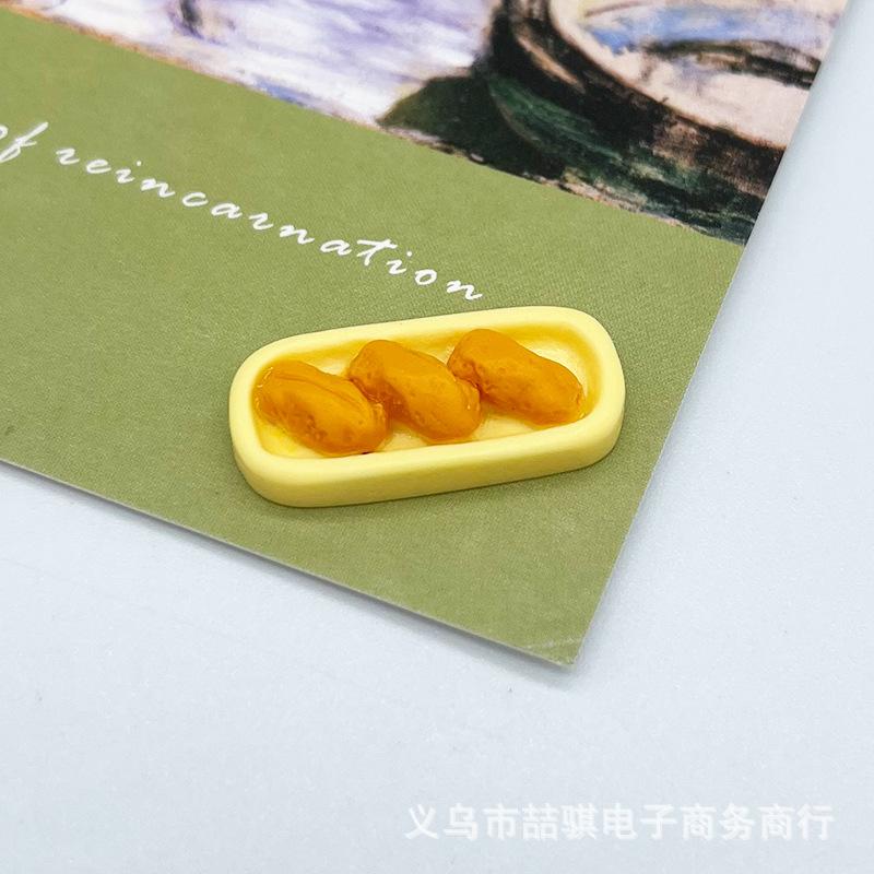 马卡龙藕片油条 手机壳挂件钥匙扣食玩 diy发卡