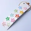 Grampo de cabelo de estrela de cinco pontas com gota de óleo cor de doce Clipe BB fofo coreano para meninas franja doce que combina com tudo