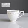 Juego de Taza de Café de Cerámica Pintada a Mano Oro Taza y Platillo Británico Hotel Europeo Americano Taza para Café Leche Té Se Puede Agregar Logo