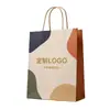 Bolsas de Papel Kraft Coloridas Personalizadas para Empaque de E-commerce Regalos Venta al por Mayor Personalización Directa de Fábrica