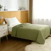 Colcha de Fibra de Soja, Colcha de Verano Refrigerante Grado A Materno e Infantil, Colcha de Aire Acondicionado para Dormitorio de Estudiantes, Ropa de Cama, Colcha de Verano Individual de Algodón Puro