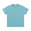 190 gramas de algodão lavado gola redonda manga curta camiseta masculina cor sólida base camisa logotipo personalizado impresso camisa cultural atacado impressão