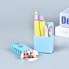 Caja de Absorción Magnética Taquilla Enseñanza Tiza Libre de Polvo Soluble en Agua Pizarra de Graffiti para Niños Bolígrafo Bolígrafo de Graffiti Borrable