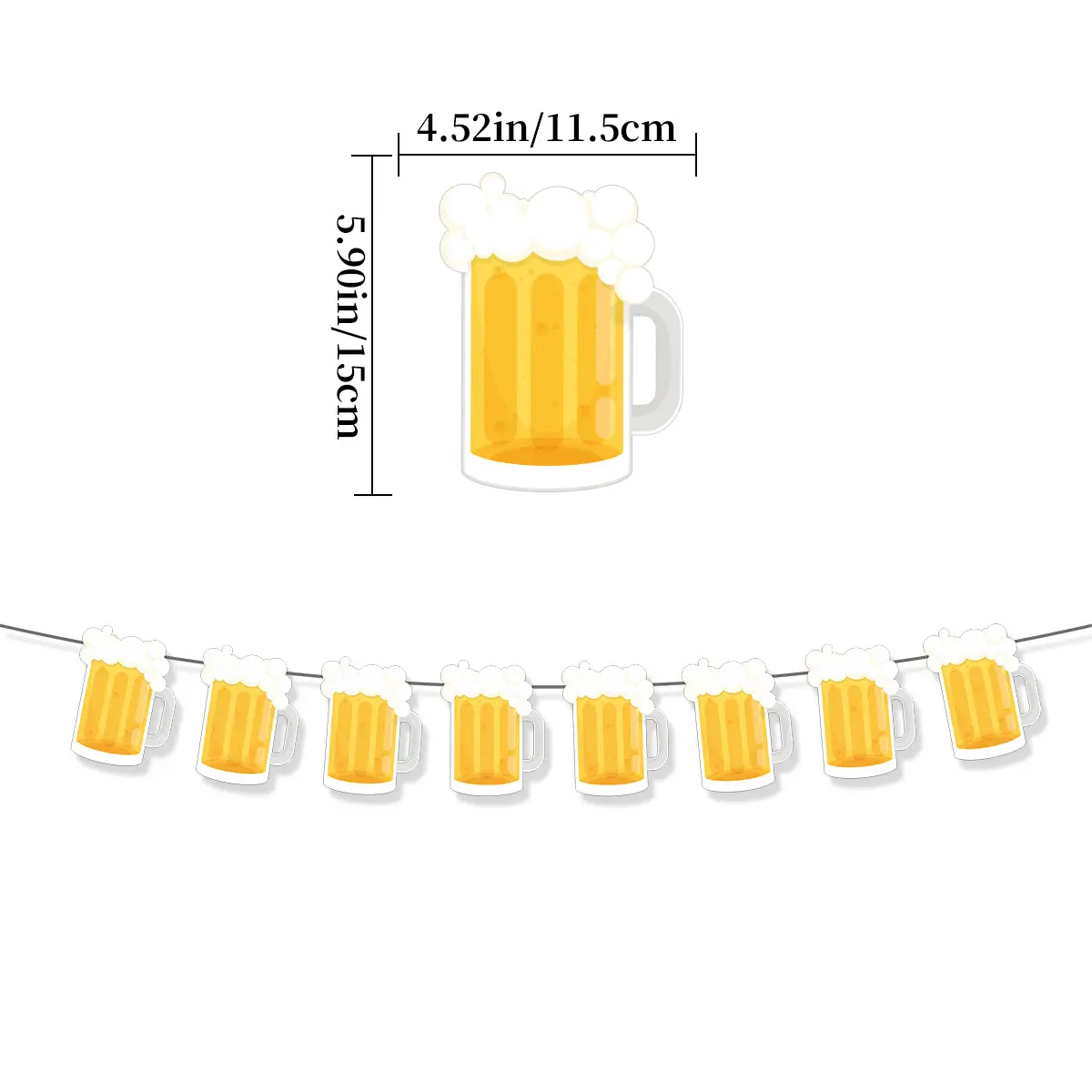 啤酒杯尺寸