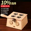 Caja de Moxibustión Portátil para Uso en Casa, Dispositivo de Moxibustión Portátil, Soporte de Palo de Moxa de Madera Maciza, Recipiente de Moxibustión Calentador, Adecuado para Uso en Todo el Cuerpo