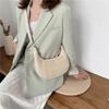 Bolso de paja para mujer, primavera y verano 2021, nuevo bolso de mano moderno y versátil, bolso de hombro tipo bandolera popular en Internet.