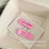 Presilha de Metal com Clipe BB Estilo Simples para Meninas, Pente com Dentes para Crianças, Acessório para Penteado Atacado