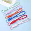 Llavero Tejido Colorido Encanto para Bolso DIY Simple Versátil Llavero para Teléfono Adorno Multicolor Cordón Venta al por Mayor