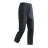 Pantalones de exterior de cachemira y seda compuesta con forro polar