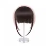 Franja Mini, Franja com Efeito Leve (Air Bangs), Franja Falsa, Franja Realista para Mulheres, Aplique de Cabelo com Franja Fina