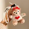Pingente Bolsa Shirley Boneca de Pelúcia Chaveiro de Carro Wenchuang Urso Duffy Pequena Bolsa de Presente Boneca Enfeites Pendurados