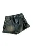Mini saia jeans feminina de verão, cintura alta, saia evasê que afina a silhueta, saia bodycon versátil, saia jeans da moda