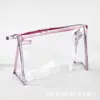 Bolsa de Cosméticos Transparente Pvc Grande Viaje Gran Capacidad Portátil Impermeable Pequeño Almacenamiento Bolsa de Aseo Regalo Logo Impreso