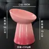 Tazón de cerámica para mascotas lindo y genial, colorido, con soporte elevado e inclinado para proteger el cuello, tazón de comida para gatos y perros, tazón de comida para perros de gran diámetro, alta calidad